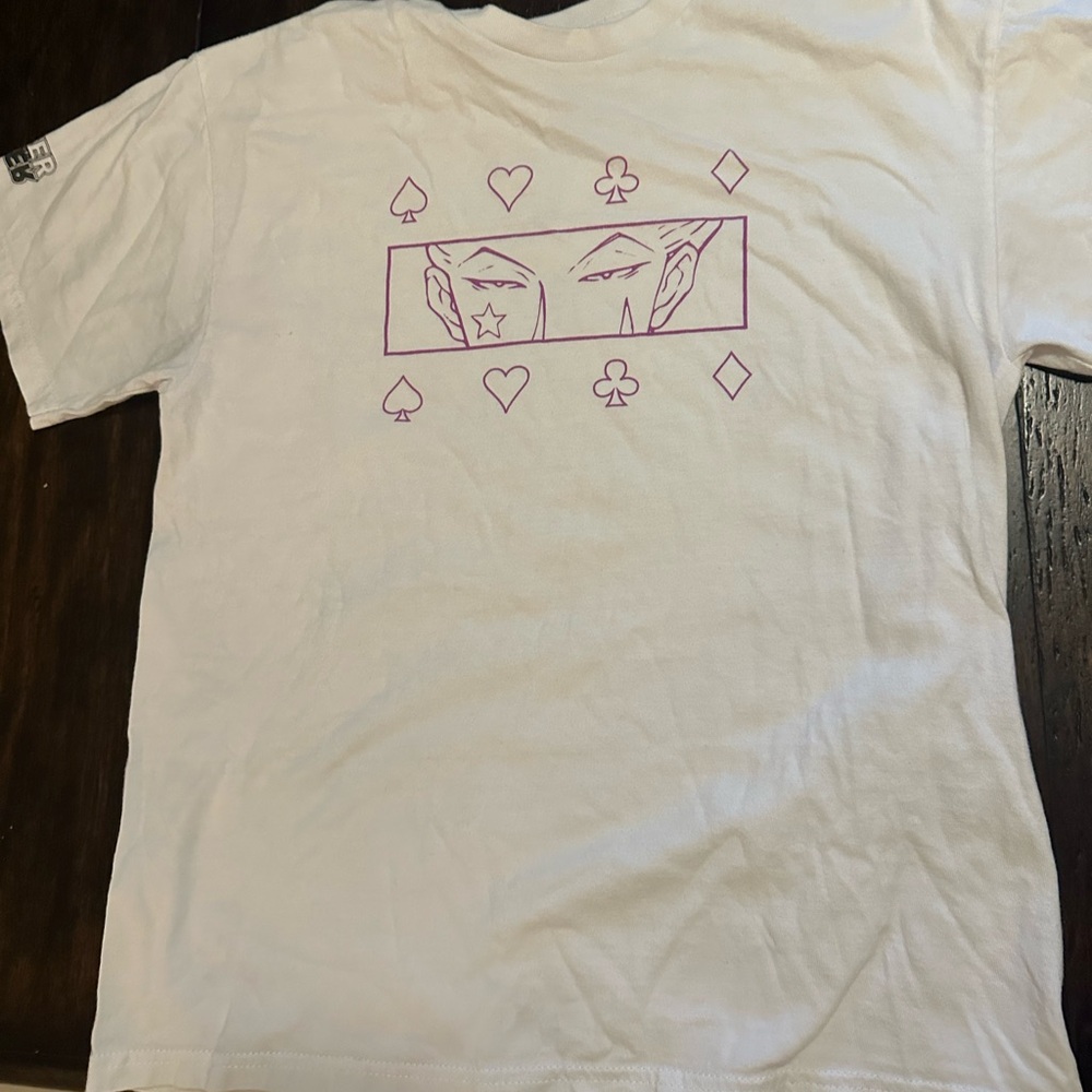 Hyland Shirt Men Medium Hunter Card Suits Anime Japan Short Sleeve Kanji Cruise